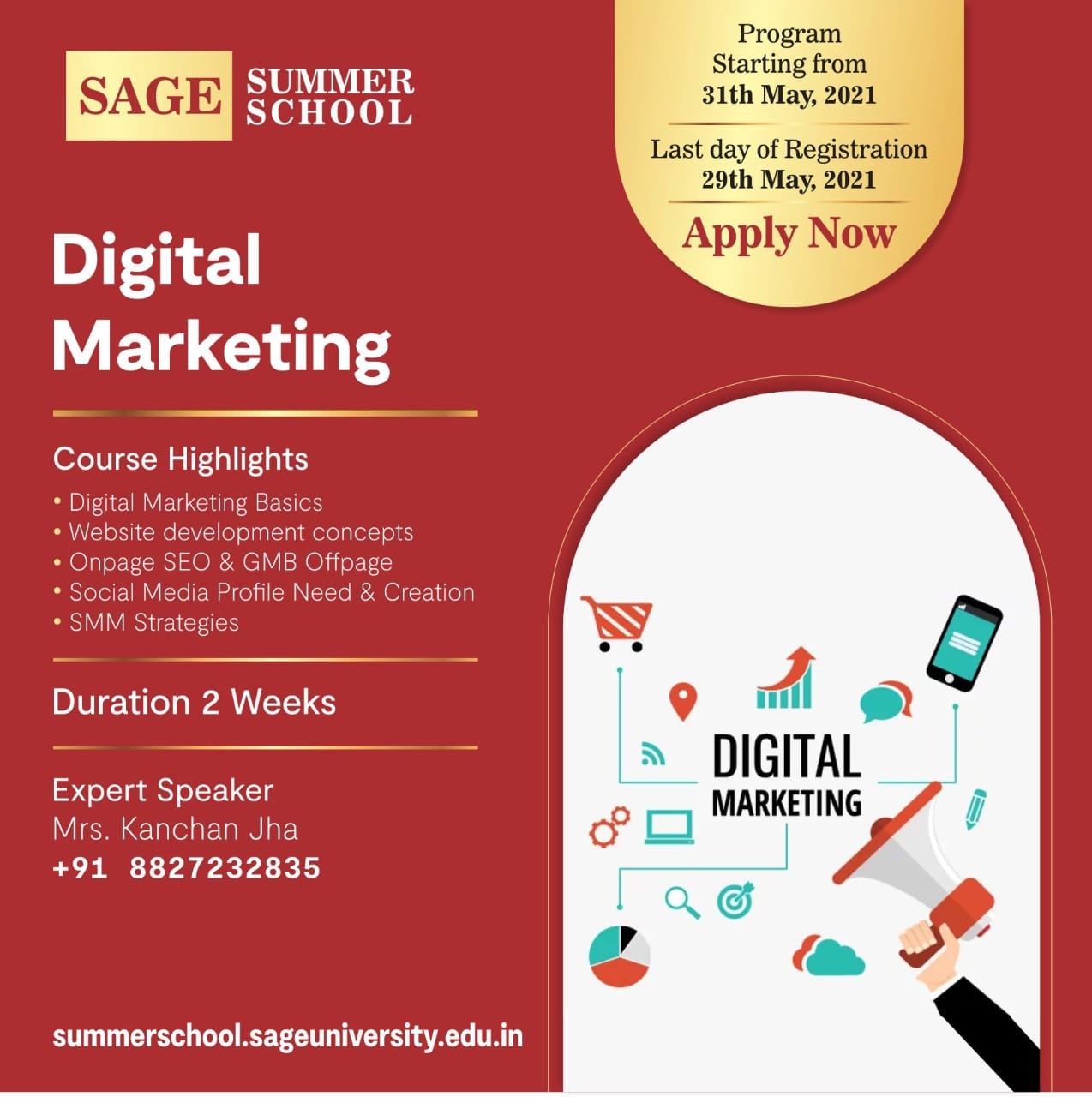 2 Weeks Digital Marketing Fundamental Workshop - Online 2021